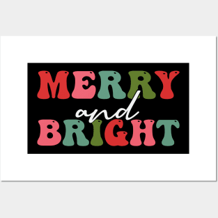 Merry and Bright Posters and Art